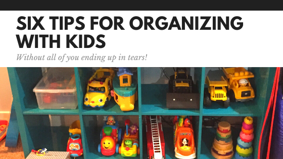 Organizing With Kids - Space and Serenity Header Graphic